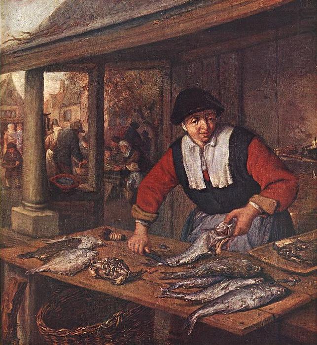 OSTADE, Adriaen Jansz. van The Fishwife sj china oil painting image